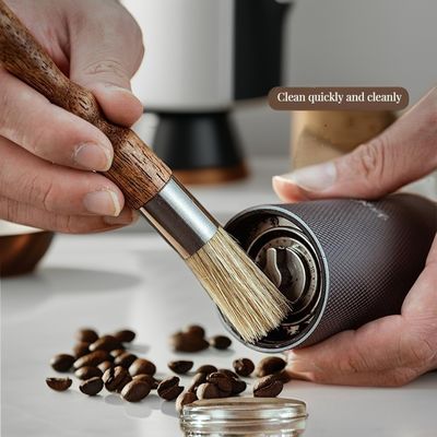 Umweltfreundlicher Holzgriff 58mm Präzisions-Espresso-Distributeur-Tamper für Baristas