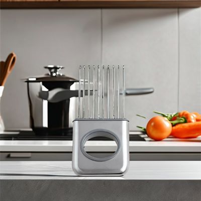 Nahrungsmittelqualität Multifunktionsschneider aus Edelstahl Zwiebeln Tomaten und Kartoffelschneider