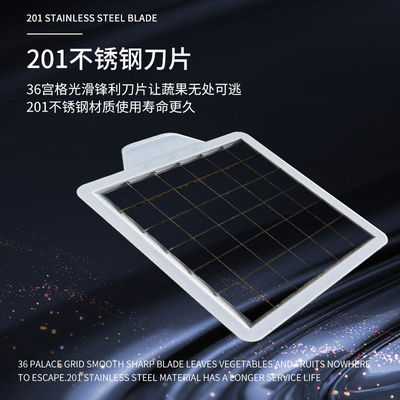 Zuhause Küche Essenzielle Edelstahl-Fries-Schneider für perfekte Gurken-Fries