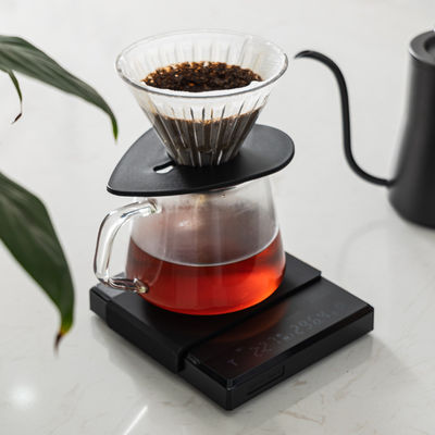 Mini-ABS-Küchenwaage aus Edelstahl Elektronische digitale Kaffeeskala zur Gewichtmessung