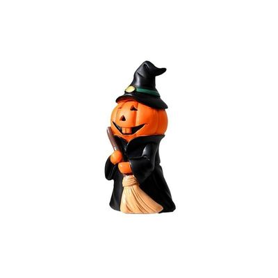 Outdoor Garten Dekoration Halloween Kürbis Harz Handwerk mit lustigem Kürbiskopf
