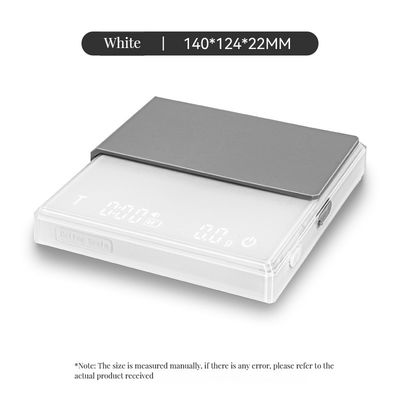 Batteriebetriebene 3 kg Kapazität Rechteck Kaffeeskala mit Timer und Gewichtsmessung