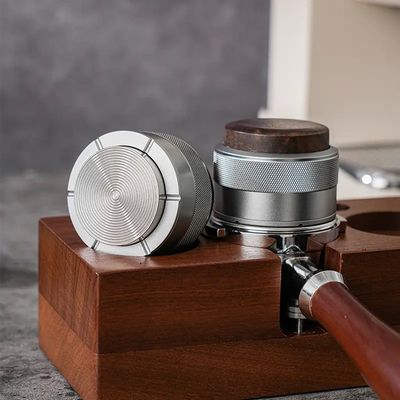 Kaffeepulver mit Geschirr Druck Kaffeetäuscher Umweltschonende Holzdeckung Straightener