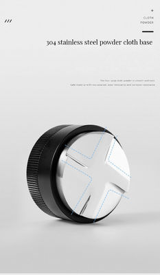 Edelstahl-Doppelkopf-Espresso-Disponierer-Gleichmachgerät für Kaffeemacher