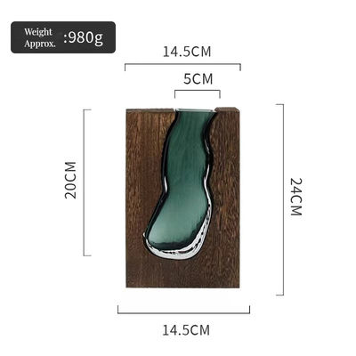 Indoor Outdoor Pflanzenpflanzen Vase Große Glasblumentöpfe für den Garten Home Office Dekor