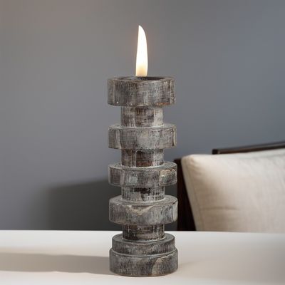 Customized Größen Marmor Kerzenhalter für moderne Silber Säule Stand Home Hochzeit Party