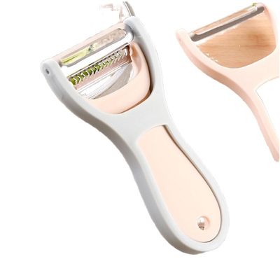 Hand Gemüseschneider 2-in-1 Metallschäler Langlebiger Mini-Stahl-Handwerkzeuge Rutschfeste Handgriffe