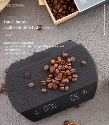 BAMBOO Küche Elektronische Kaffeeskala mit Timer und Silicone Pad im minimalistischen Design