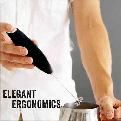 2023 Batteriebetriebene Edelstahl-Wisch Elektrische Kaffeeschaummaschine zum Milchschäumen