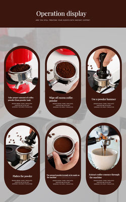 58mm Handwerkzeug Barista Werkzeug Umweltfreundliches PC-Material für modernen Espresso-Distributor