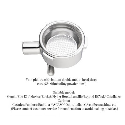 Massivholzgriffe Kaffee-Tee-Werkzeuge mit universellem Ersatz bodenloser Sauerzweig