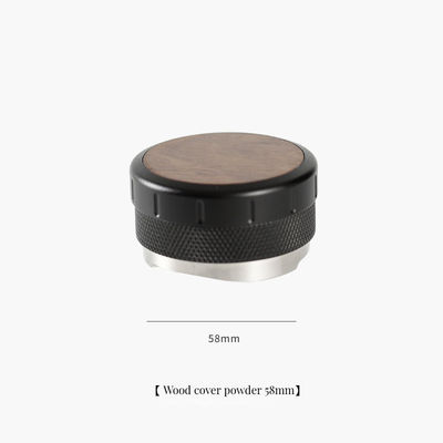 NO 2024 Tragbare Espresso-Kaffee Einstellbare Höhe Walnussholz Edelstahl 51MM 53MM Aluminium Barista-Werkzeuge