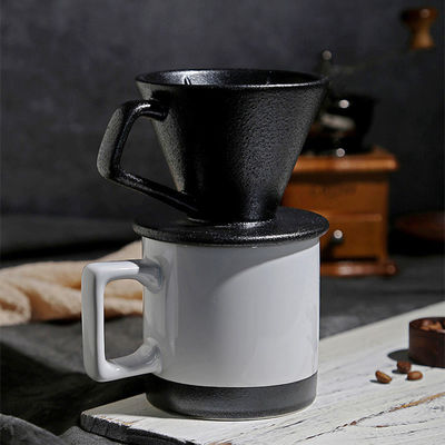 450 ml Kapazität Kaffeemaschine aus Keramik im europäischen Stil mit klassischem Design und Tasse