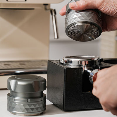 Edelstahl 2-in-1 Kaffeemühle verstellbar 51mm 53mm 58mm für Barista Bedürfnisse