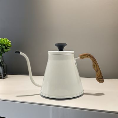 Kaffeebrauerein aus Edelstahl mit Gänsehals für die Küche