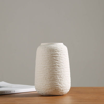 Low MOQ Klassische Kunst Designer Handgefertigte Keramik Vase für Tisch Hochzeit Tischdekoration