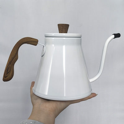 Kaffeebrau Set mit Edelstahl Gänsehalskessel im modernen Design