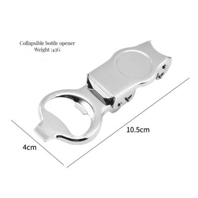 Multifunktionaler Öffner und Verschluss aus Edelstahl für Wein-Bier-Schampagnenflaschen