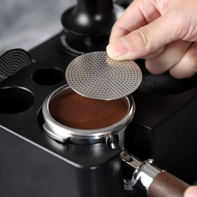 Edelstahl 51mm Puck-Bildschirm Wesentliches Zubehör für perfekten Espresso Kaffee
