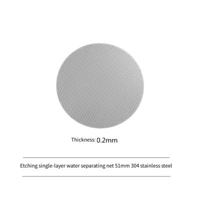 Edelstahl 51mm Puck-Bildschirm Wesentliches Zubehör für perfekten Espresso Kaffee