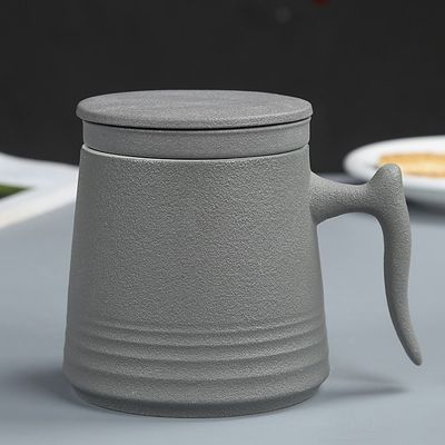 Klassisches weißes Porzellan Design 900cc Keramik Teekanne und Kaffeetassen Set Volumen 250ml