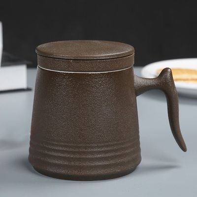 Klassisches weißes Porzellan Design 900cc Keramik Teekanne und Kaffeetassen Set Volumen 250ml