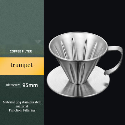 Unzerbrechliche Kaffeefilter aus Edelstahl für Zuhause und Schaummilch
