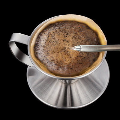 Unzerbrechliche Kaffeefilter aus Edelstahl für Zuhause und Schaummilch