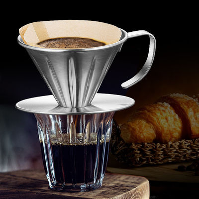 Unzerbrechliche Kaffeefilter aus Edelstahl für Zuhause und Schaummilch