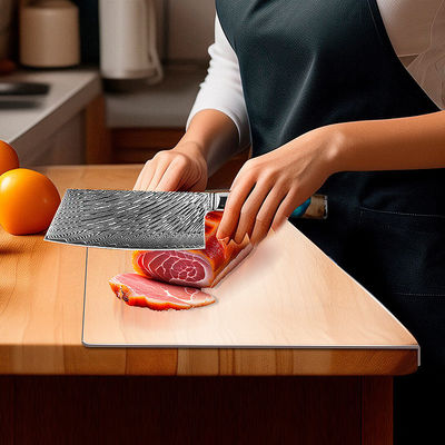 Benutzerdefinierte Farbe Benutzerdefiniertes Logo Bambus Spülmaschine Sichere flexible Schneidplatte für die Küche