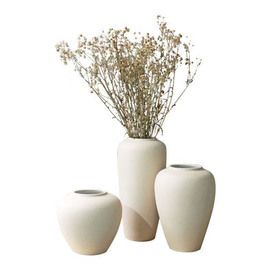 Zuhause Hotel Restaurant Dekorativ Akzent Moderne chinesische Keramik Vase mit Goldbeschichtung