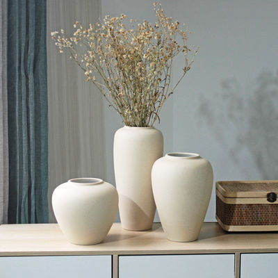 Weiches Dekorationsornament Nordic Creative Art Deco Keramikvase mit geometrischem Design