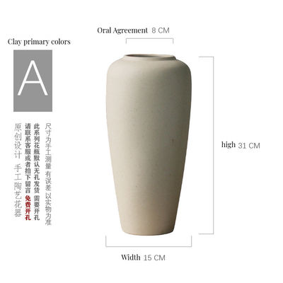 Weiches Dekorationsornament Nordic Creative Art Deco Keramikvase mit geometrischem Design