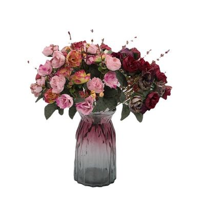 30cm Diamantrosen Herbstrose Blumenstrauß für Hochzeit Zuhause Weihnachtsschmuck und Ornamente