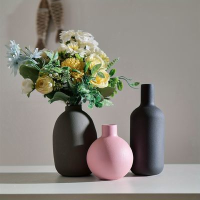 Moderne stilvolle handgefertigte Holzvase Dekor Glas Massivblumenkrug Hydroponische Behälter