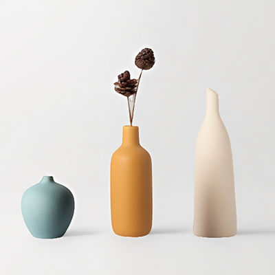 Moderne stilvolle handgefertigte Holzvase Dekor Glas Massivblumenkrug Hydroponische Behälter