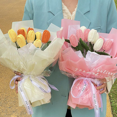 Abschlussfeier und Valentinstag gemacht besonders mit handgefertigten Sonnenblumen Daisy Taschen