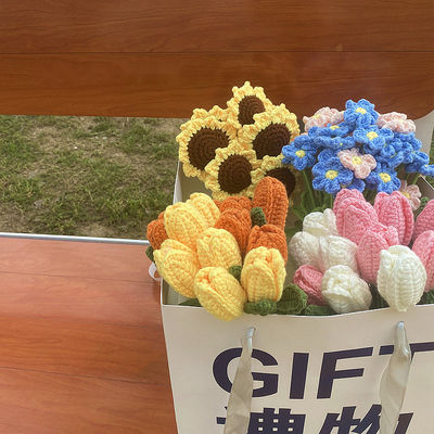 Seiden Sonnenblumen Daisy Tasche Handgefertigt Moderne Tischdekoration Geliebte Abschlussgeschenke