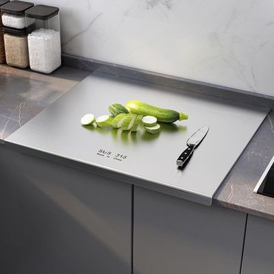 Klare, transparente, gefrorene 4 Schnittplatte mit Maßen für moderne Küchendesign