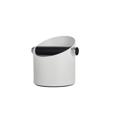 Logo anpassbar Moderne langlebige weiße Edelstahl-Klopfbox für Kaffee-Tee-Tools