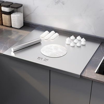 Klare, transparente, gefrorene 4 Schnittplatte mit Maßen für moderne Küchendesign