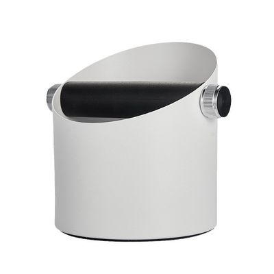 Logo anpassbar Moderne langlebige weiße Edelstahl-Klopfbox für Kaffee-Tee-Tools