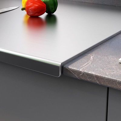 Klare, transparente, gefrorene 4 Schnittplatte mit Maßen für moderne Küchendesign