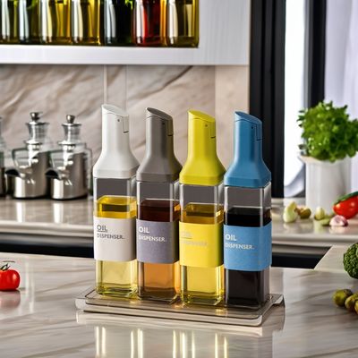 Lecksicherer Essigflasche und Sojasausspender für modernen Küchenglasölkrug