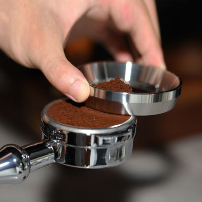 Anpassung des Logos Akzeptabel Silber Intelligentes Dosierring Kaffeefunkel für Portafilter