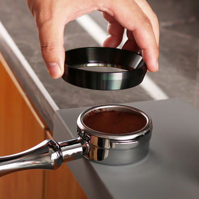 Anpassung des Logos Akzeptabel Silber Intelligentes Dosierring Kaffeefunkel für Portafilter