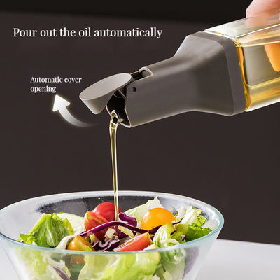 500 ml große Glasölkrug mit modernem undichtem Design und Sauce Boat Pourer
