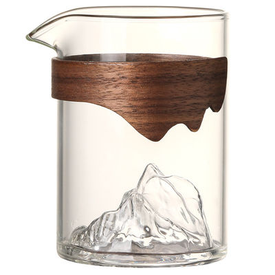 240 ml umweltfreundliche Glas-Tee-Tasse handgefertigt Transparent für Hotel -Wasser Milch Kaffee