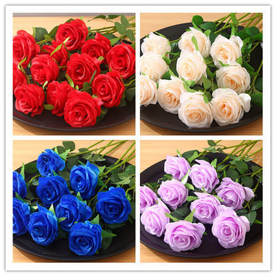 Gelegenheit Handgefertigte 3D Seiden künstliche Blumen und Blätter für die Hochzeitstischdekoration