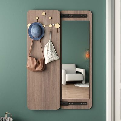 Volllängiger Wandspiegel Unzerbrechliches Massivholz Verborgenes Design zum Jubiläumsfest
